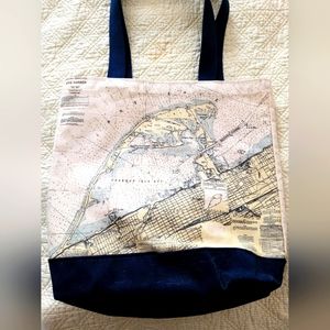 ERIE PA LAKE ERIE CANVAS TOTE